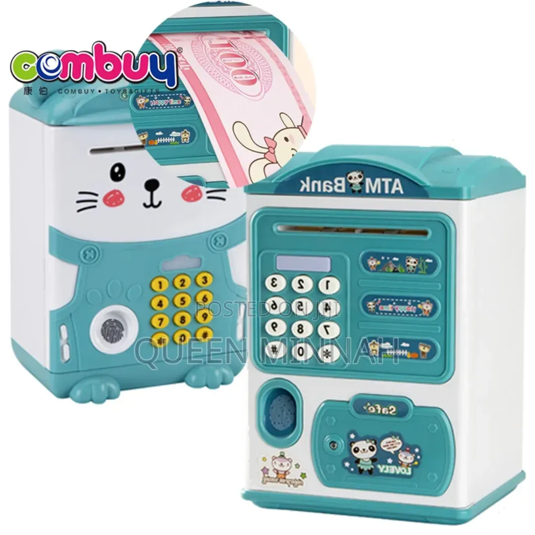 Kids Electronic Fingerprint Code Lock Money Bank
