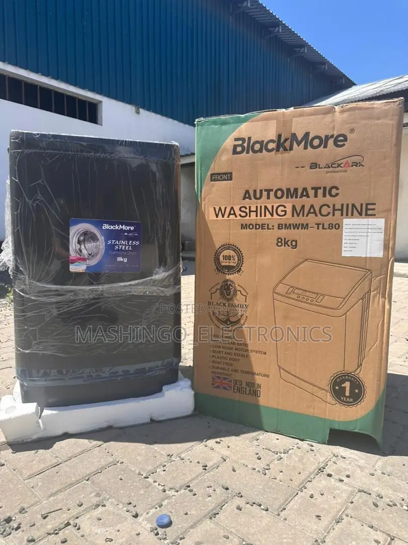 8kg Blackmore Automatic Washing Machines || BMWM-Tl80