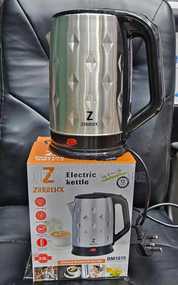 Zarathy Kettle 2 Liter (Jagi La Kupashia Maji )
