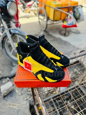 Men's Leather Shoes New and Original Jordan 14 Totally Branded
