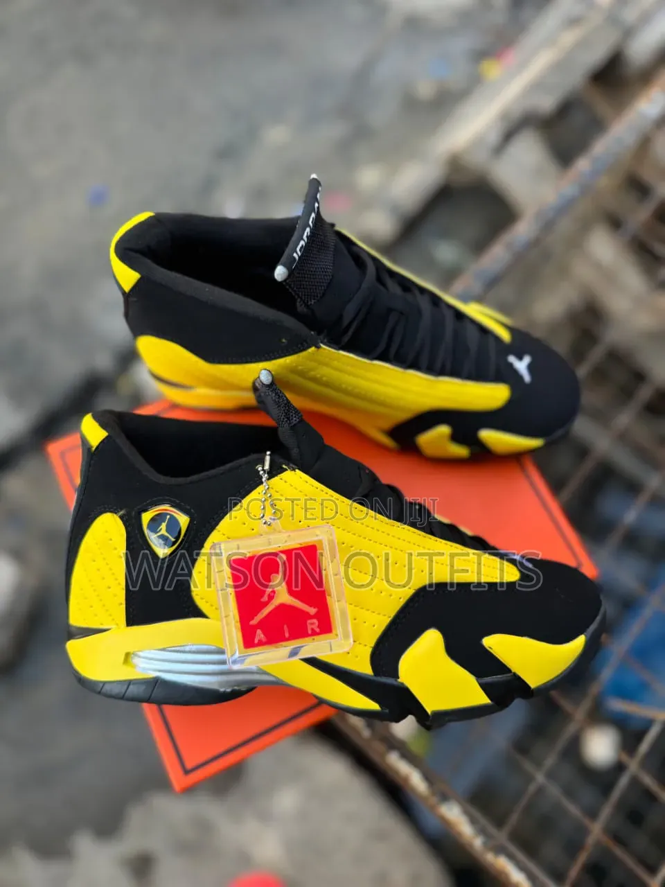 Men's Leather Shoes New and Original Jordan 14 Totally Branded