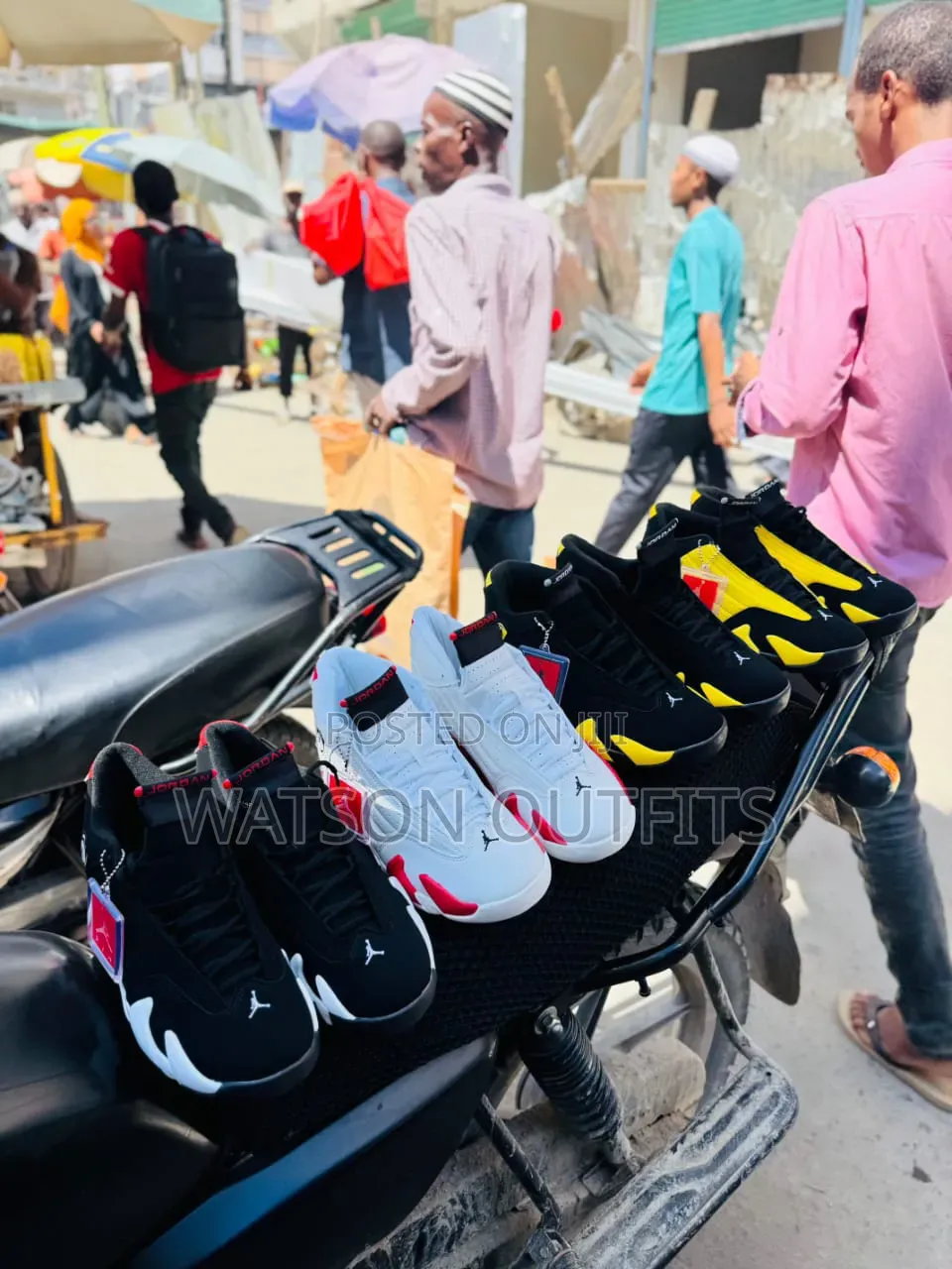 Men's Leather Shoes New and Original Jordan 14 Totally Branded