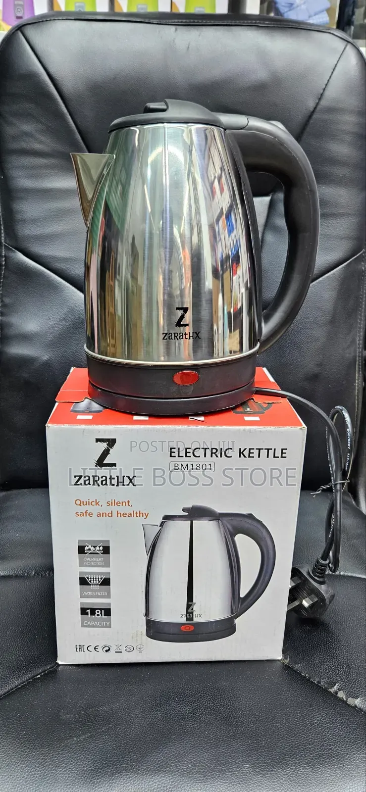 Zarathy Water Kettle 1.8 L (Jagi La Kuchemsha Maji)