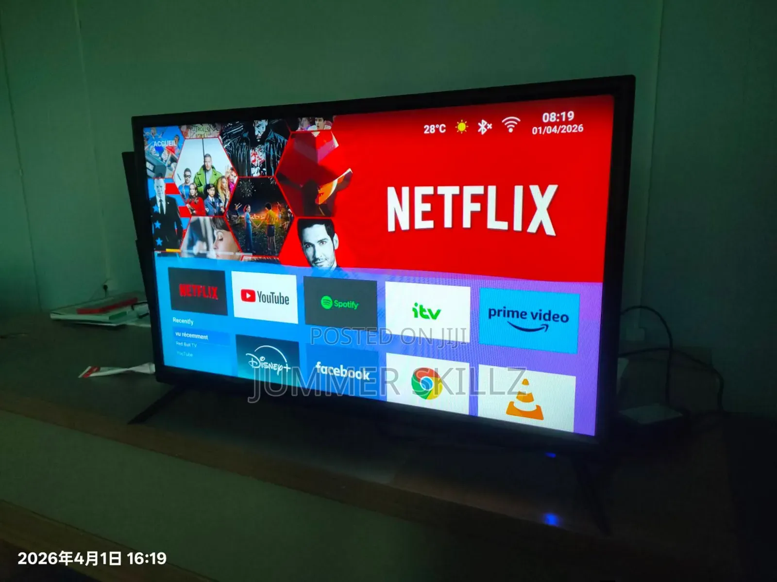Vitron 43 Inch Smart Android Tv