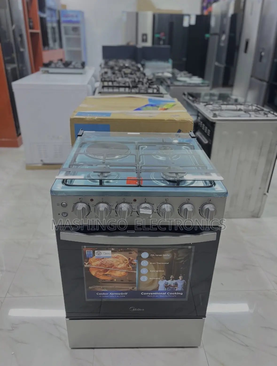 Midea Standing Cooker 3g+1e Oven Electric || 60*60