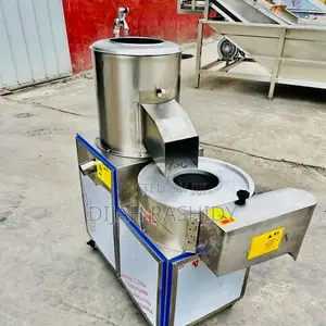 Potato Washing,Pealing and Cutting Machine
