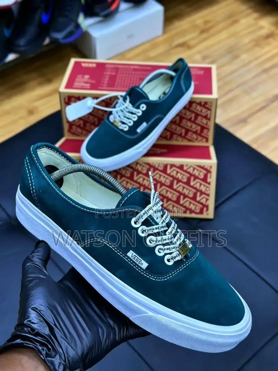 Men's Leather Vans or Male Shoes Vans Magnificently Branded