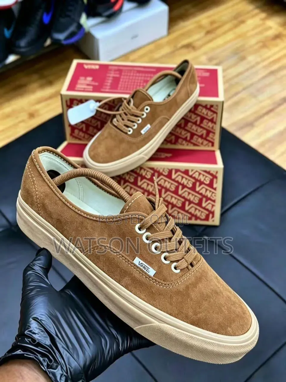 Men's Leather Vans or Male Shoes Vans Magnificently Branded