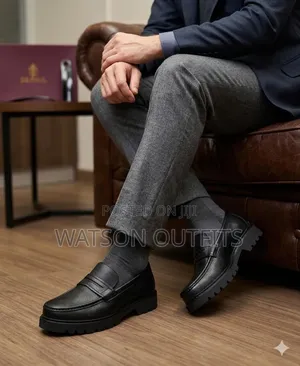 Men's Leather Shoes or Moccasins De Paul Classically Branded
