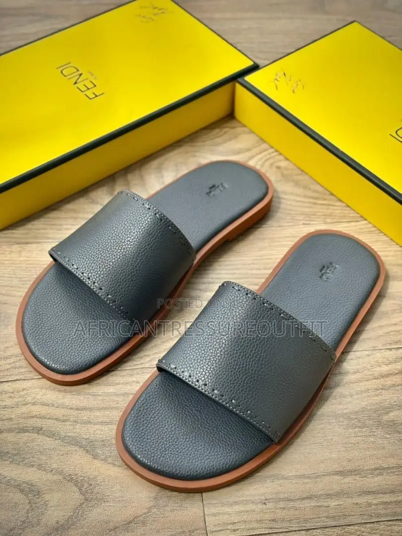 Fendi Rome Men Slides Sandals Collection Available