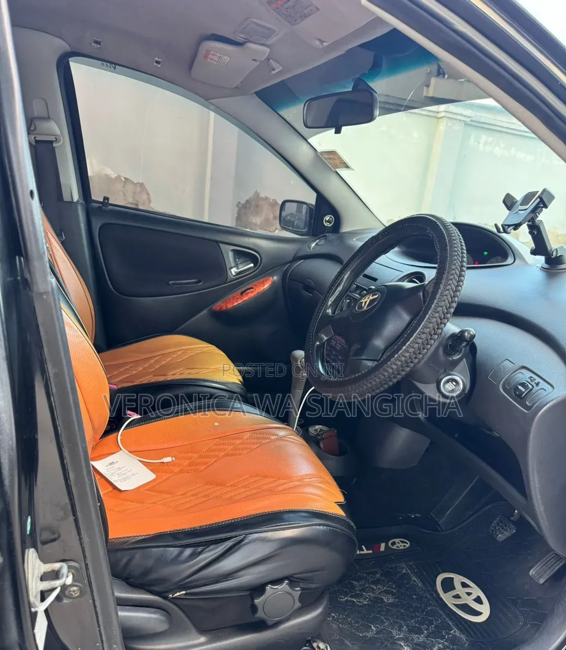 Toyota Vitz 2008 Black