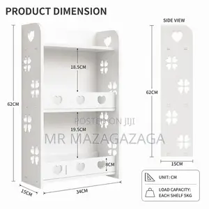 Wall Mounted Bathroom Shelf Organizer*