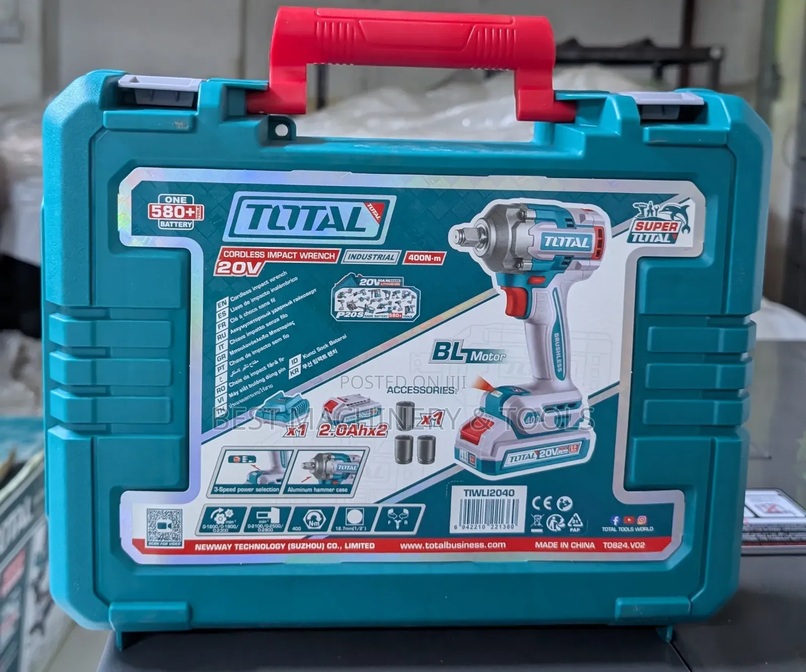 Cordless Impact Wrench 1/2"
