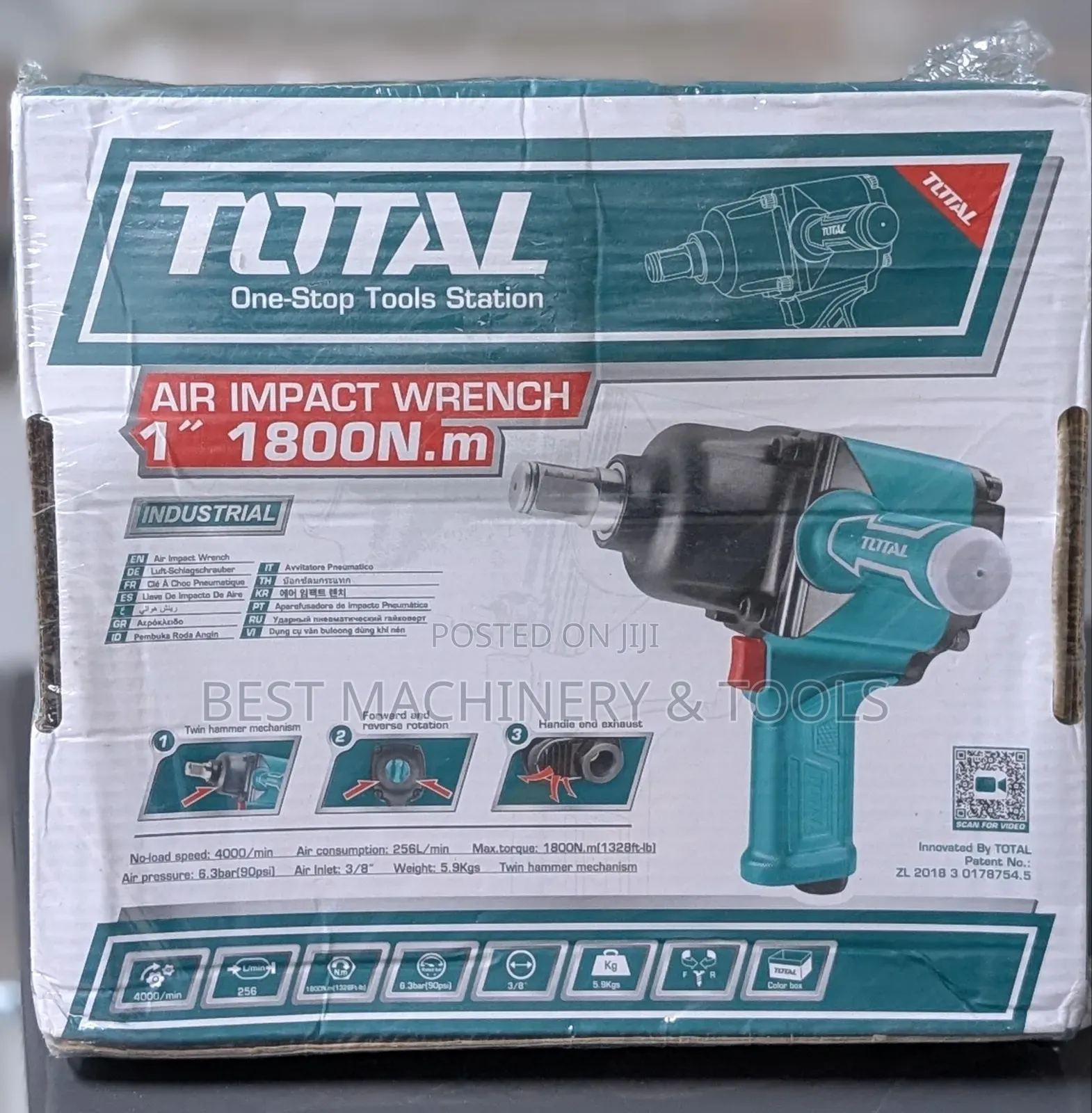 Air Impact Wrench 1" 1800n.M