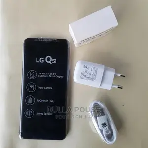 New LG Q51 32 GB Black
