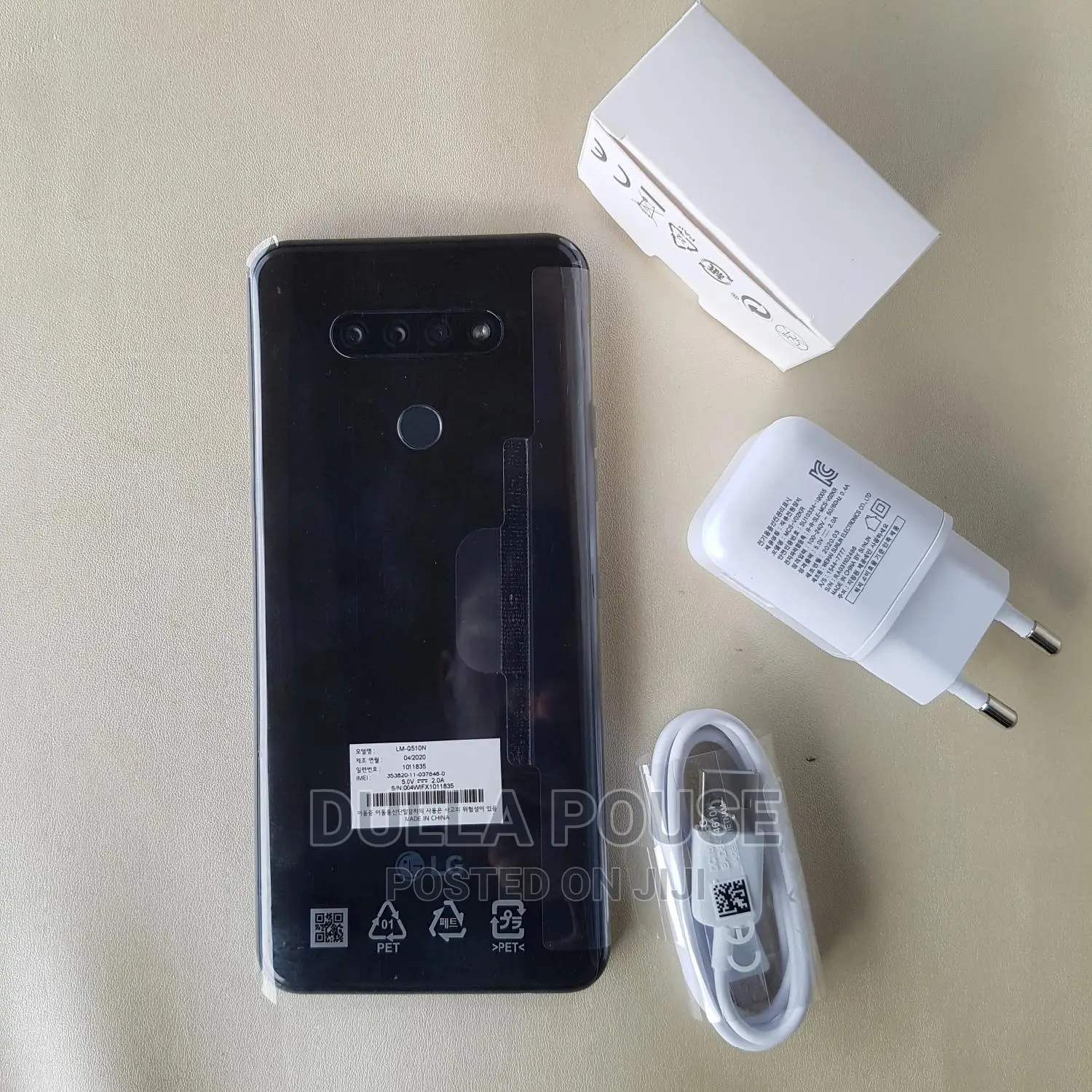 New LG Q51 32 GB Black