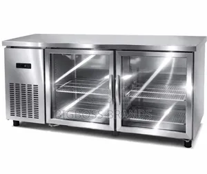 Counter Fridge - 2 Glass Doors 349 Liters [Stcc1570gd]