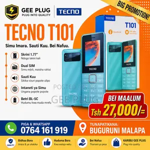 New Tecno T101 Blue