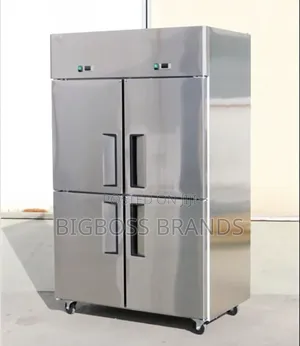Upright 901 Liters Fridge Freezer - Stainless Steel Doors