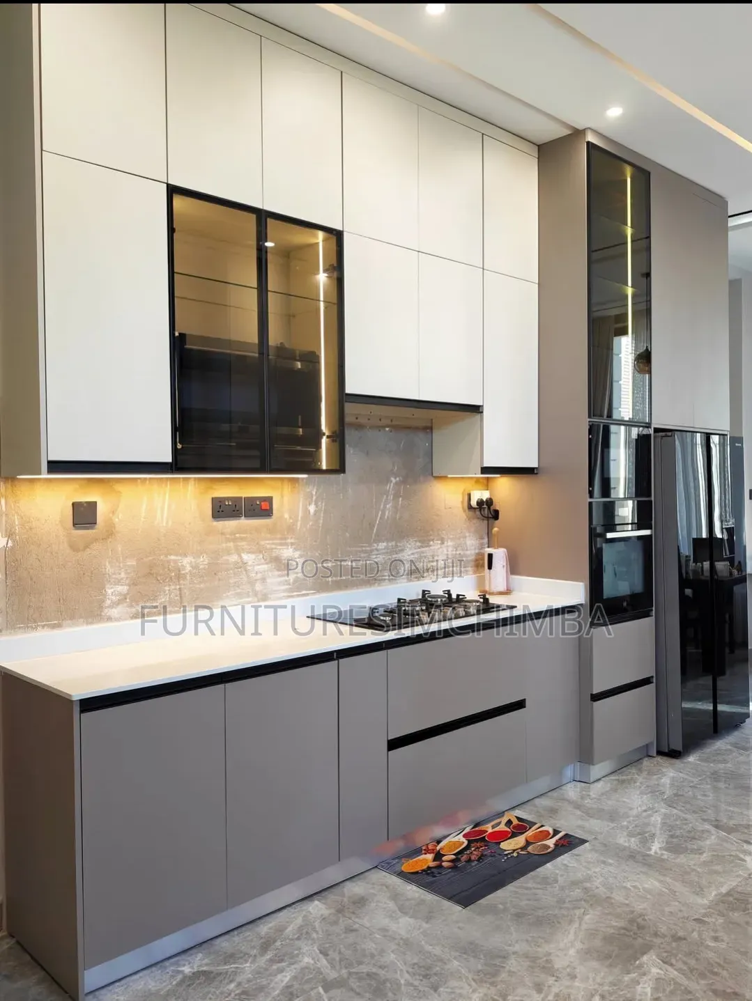 Luxury Apartments Kitchen Cabinet Set