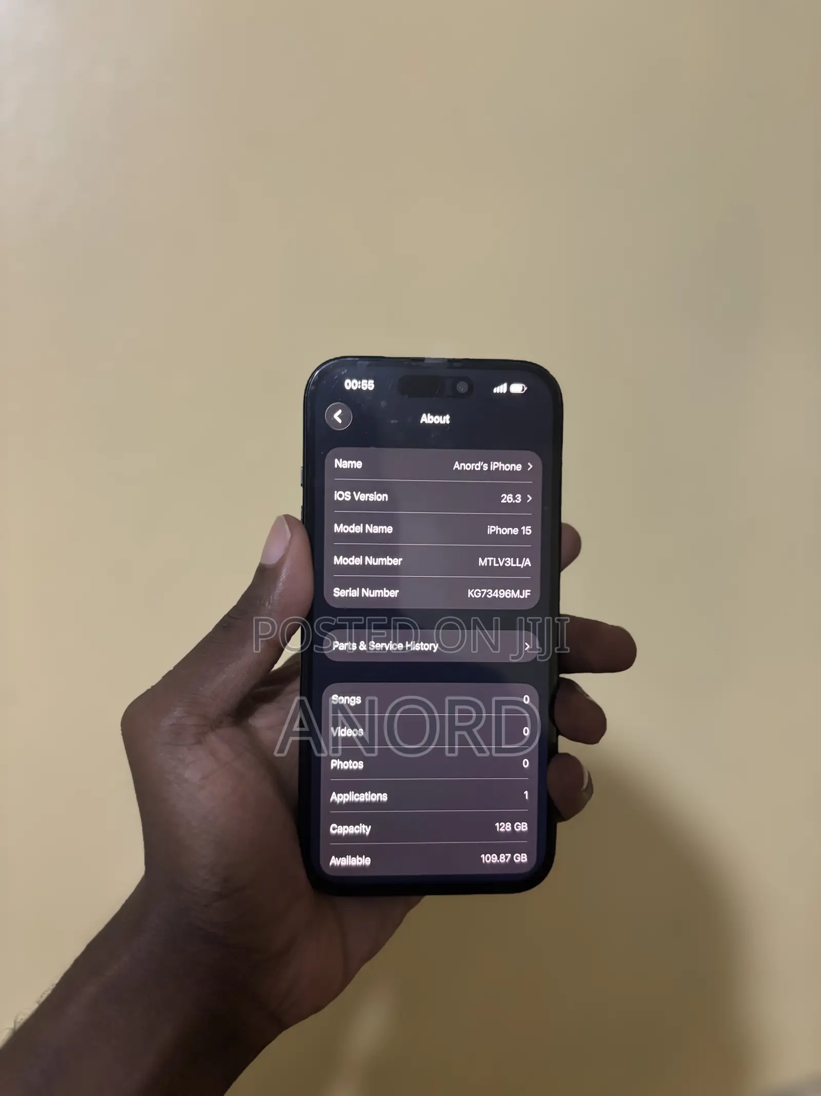 Apple iPhone 15 128 GB Black