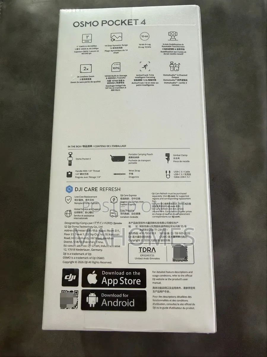 Dji Osmo Pocket 4 Standard Combo