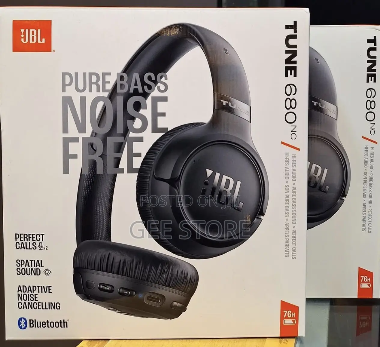 JBL Tune 680bt Wireless Over-Ear Headset -