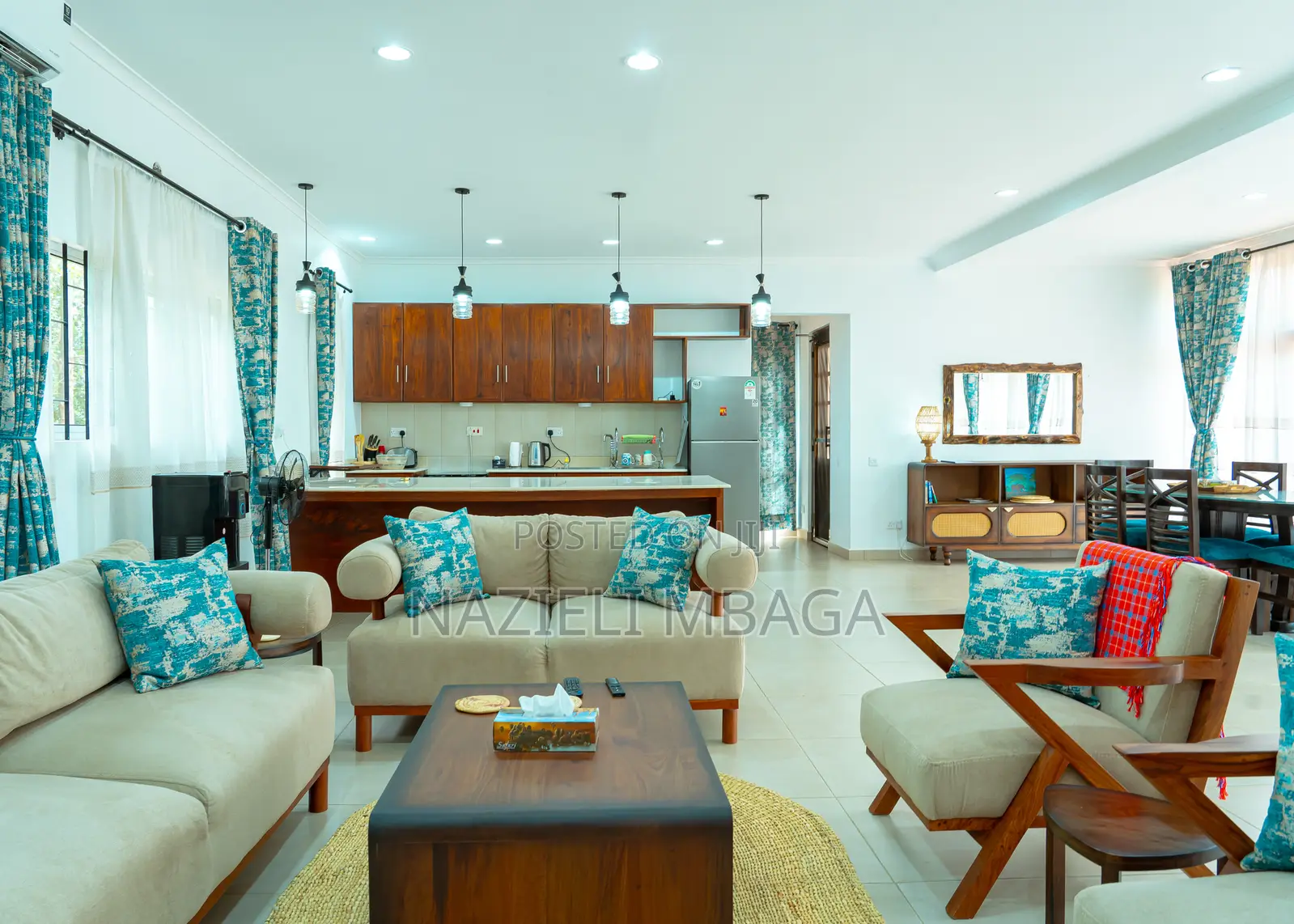 Furnished 3bdrm House in Mrela Realty And, Mateves for rent