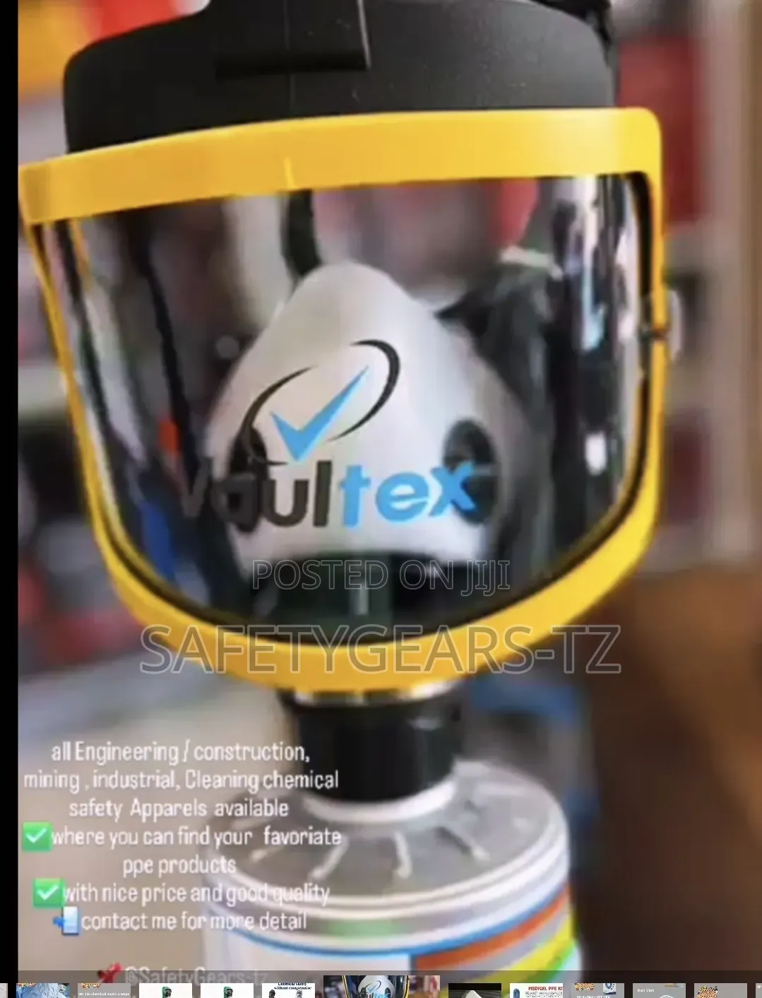 Safety Chemical , Dust And Gas Protection Mask