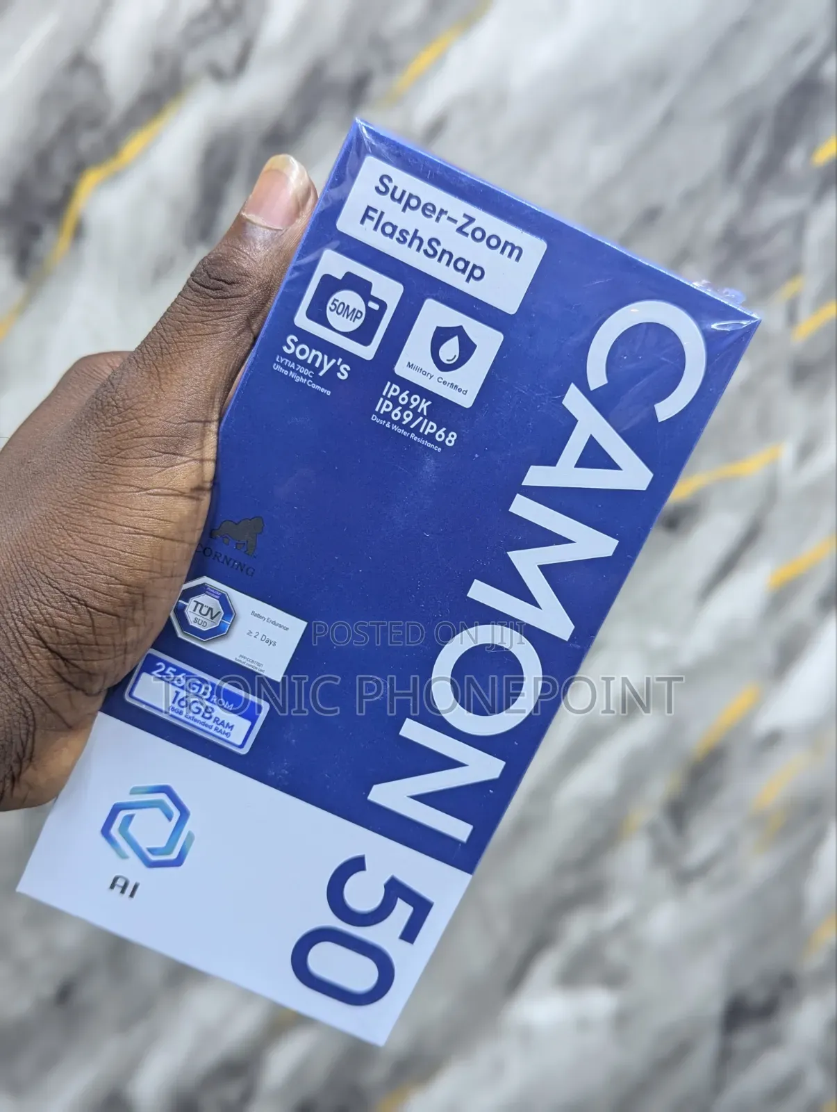 New Tecno Camon 50 256 GB