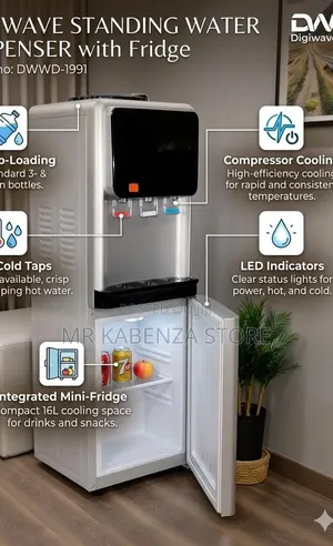 Water Dispenser With Fridge