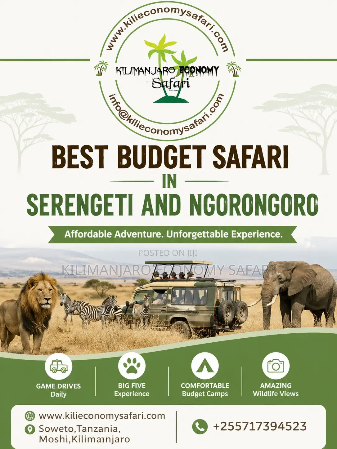 Best Budget Safari in Serengeti and Ngorongoro