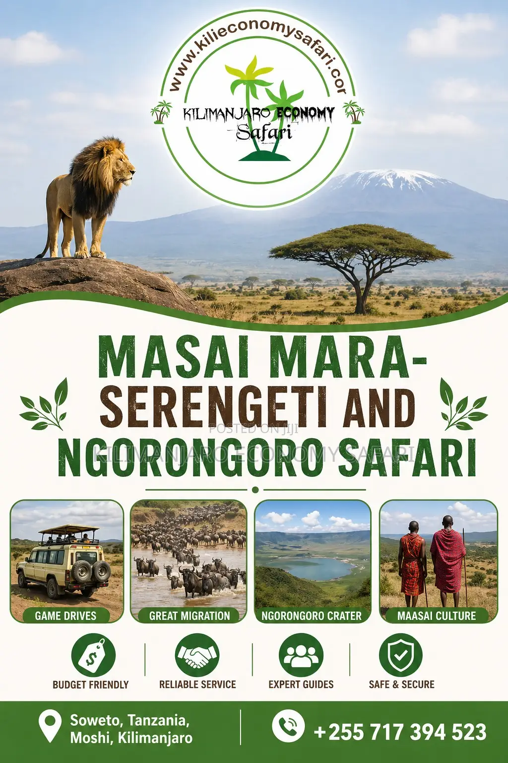 Masai Mara Masai Mara – Serengeti and Ngorongoro Safari