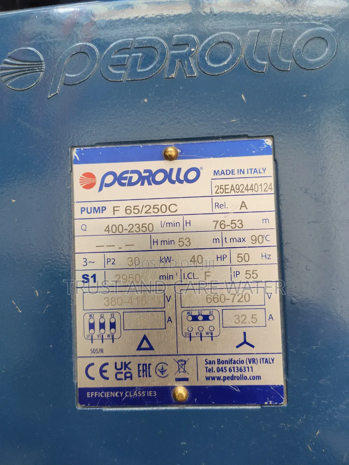 Pedrollo Surface Pump 40hp