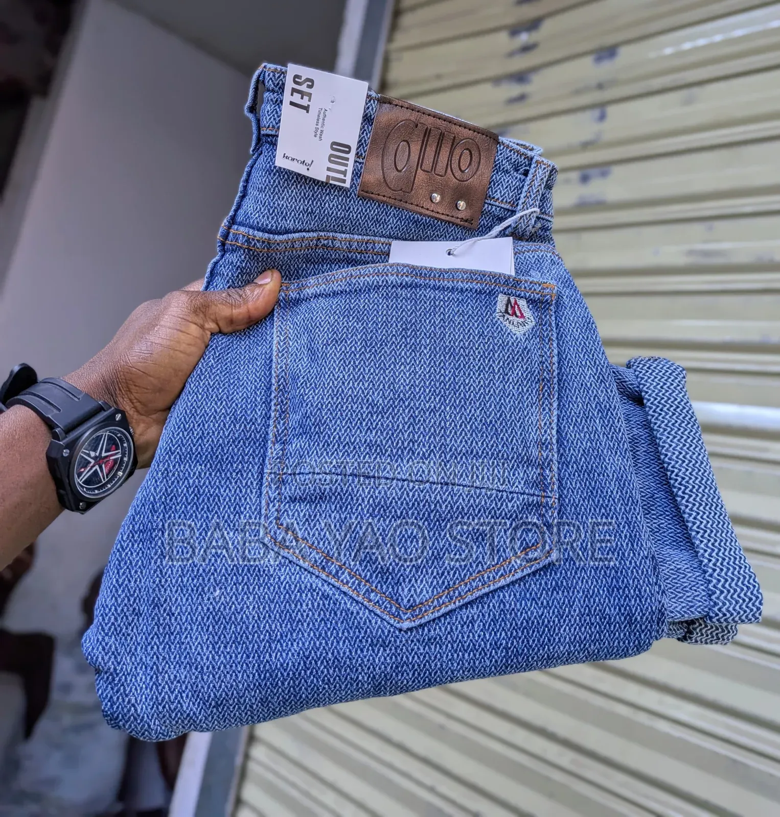 High-Quality Casual Colorfast Men's Slim Jeans
