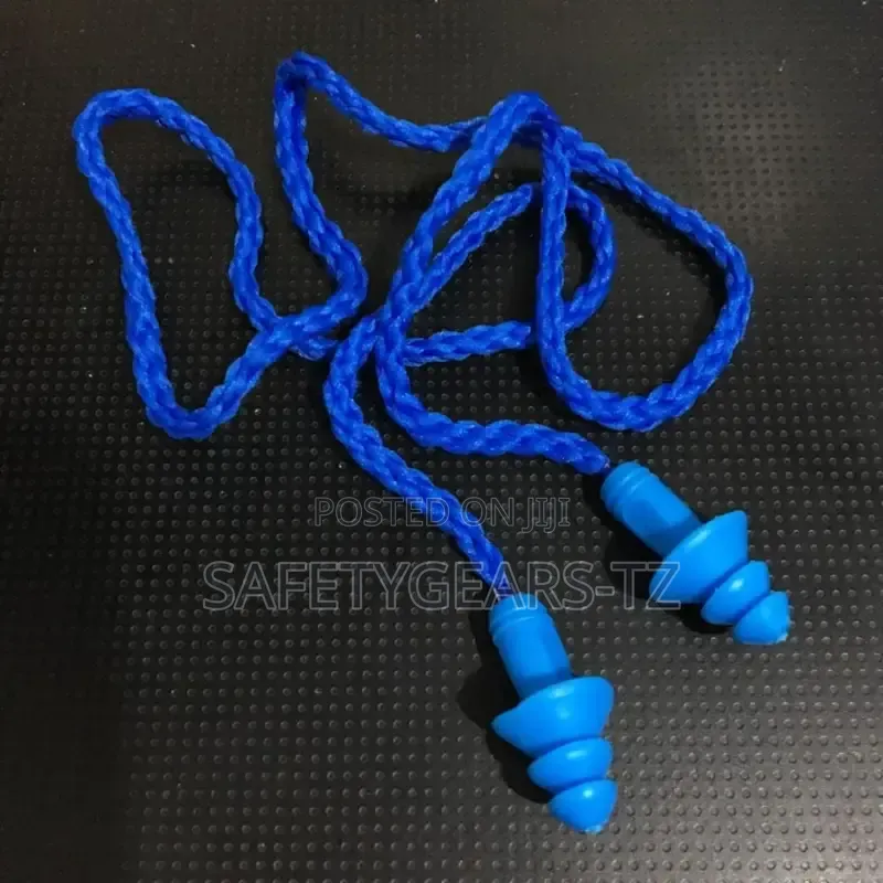Noise Protection Blue Mushroom Designed Vaultex Corded Ear Plugs