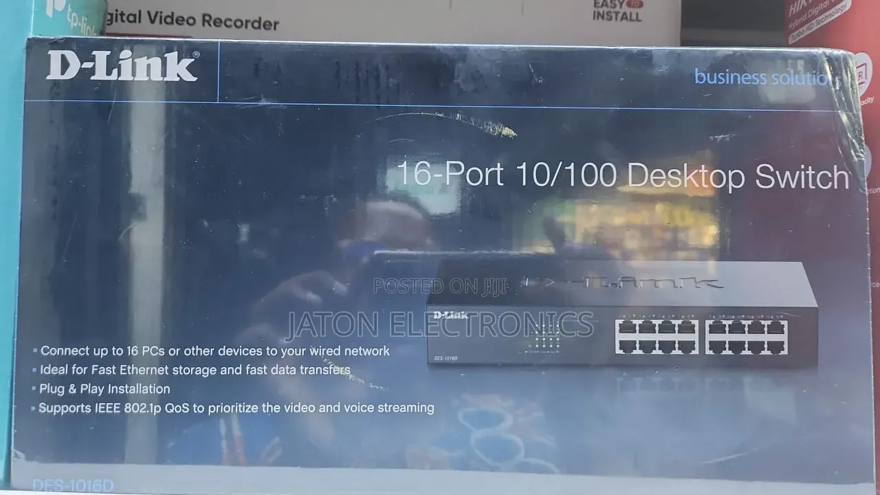 Desktop Switch 16 Ports 10/100mbps