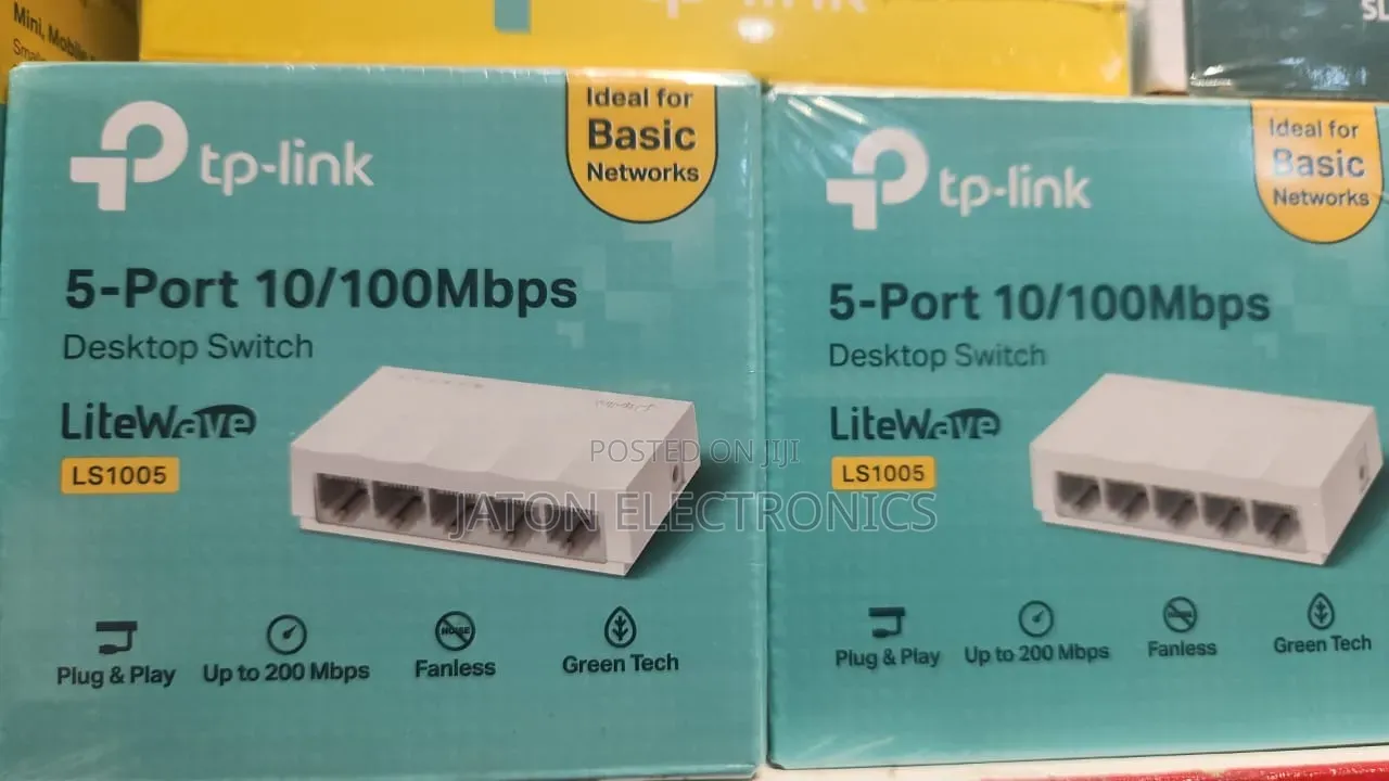 Desktop Switch 5ports 10/100mbps