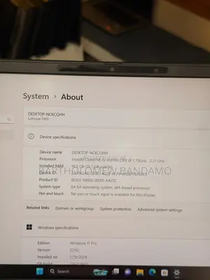 Laptop Dell Latitude 7410 8GB Intel Core i7 SSD 256GB