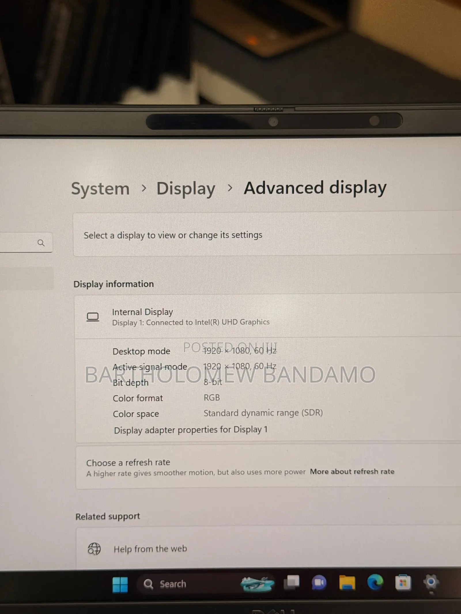 Laptop Dell Latitude 7410 8GB Intel Core i7 SSD 256GB