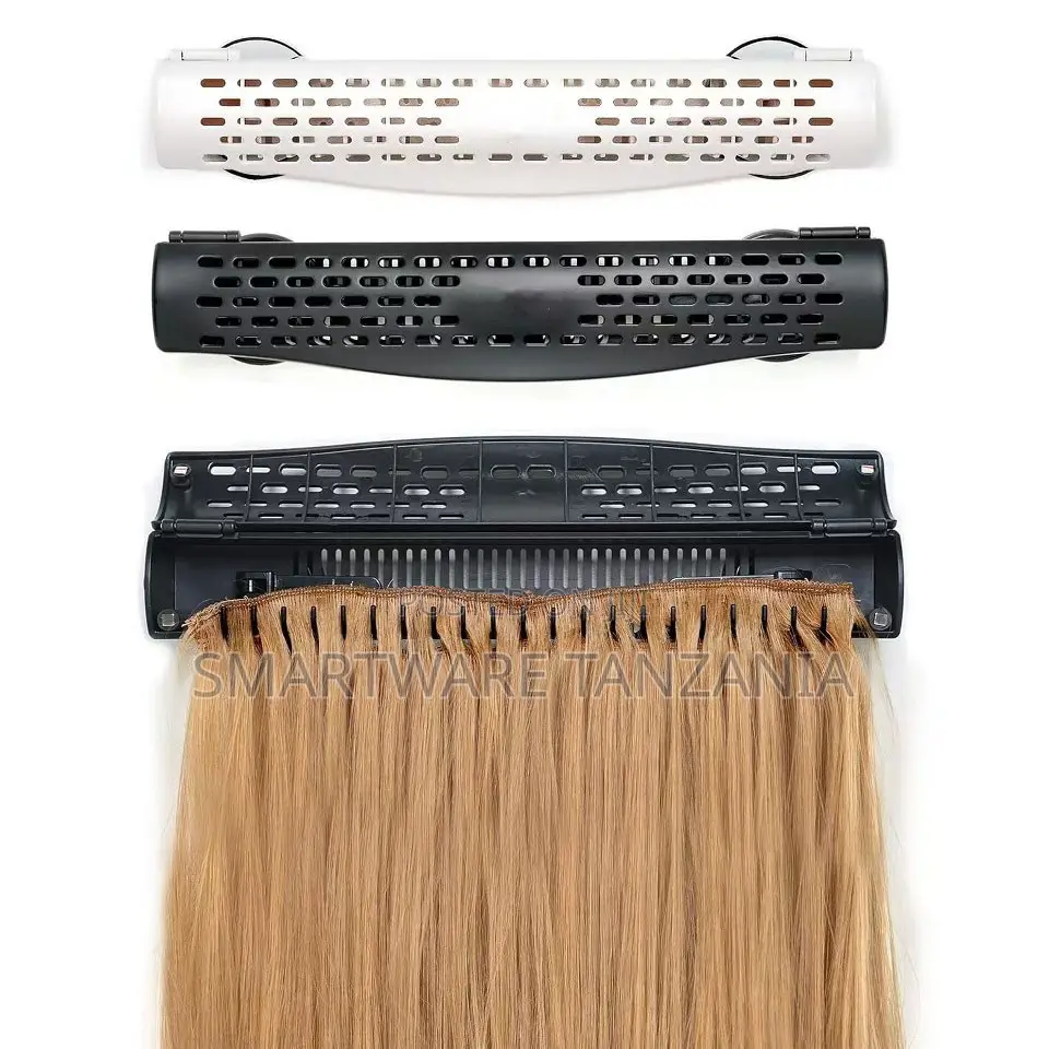 Hair Extension Weft Holder Clip White Black Styling Hanger