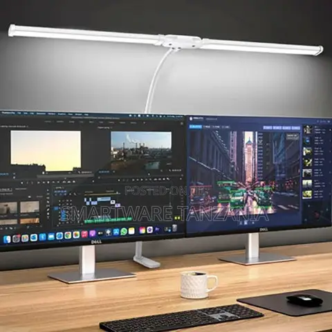 Dual Bar Led Monitor Lamp Clamp Wide Coverage Dual Screen