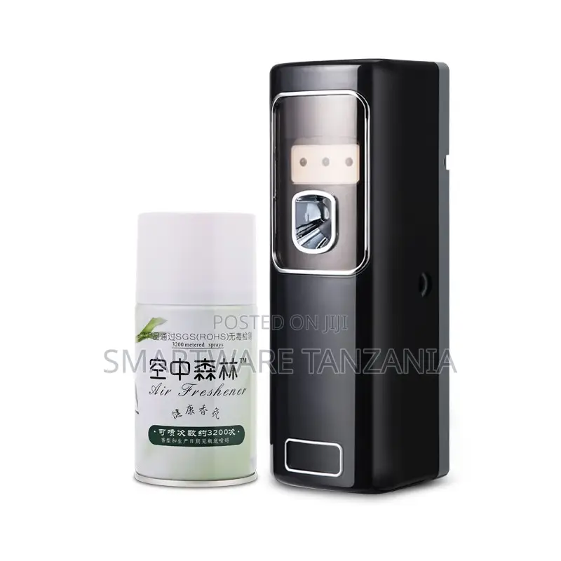 Automatic Aerosol Dispenser Black With Air Freshener Refill