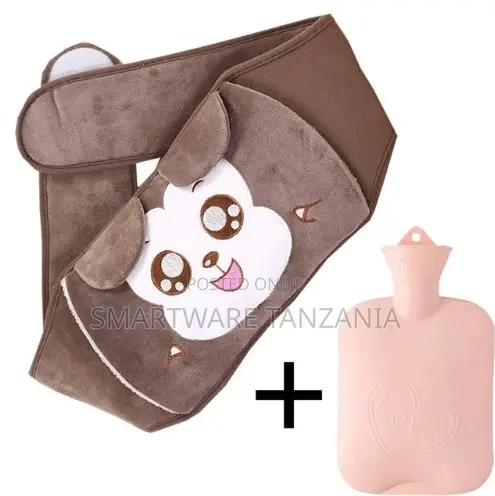 Panda Hot Water Bottle and Velcro Waist Belt Cover Set