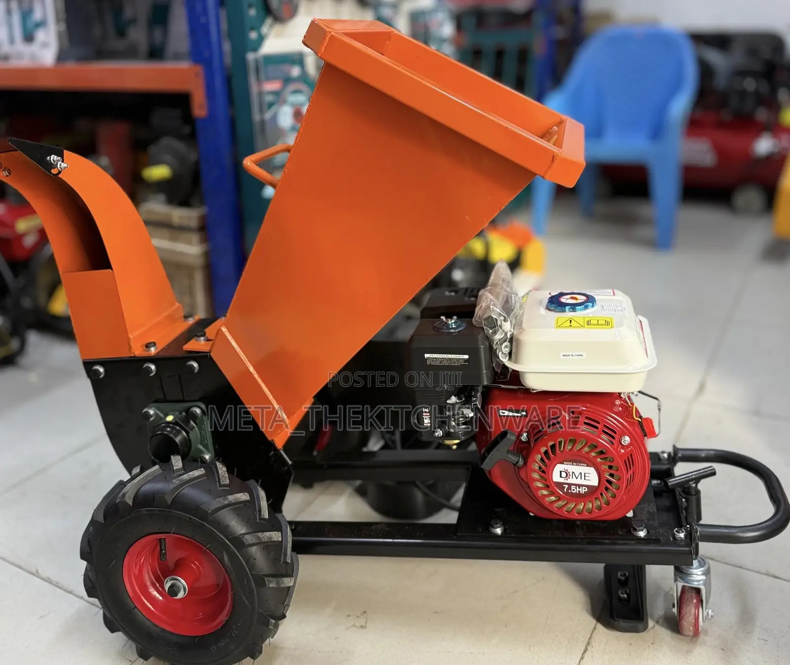 Petrol-Powered Wood Chipper 4 Strockes 7.5hp
