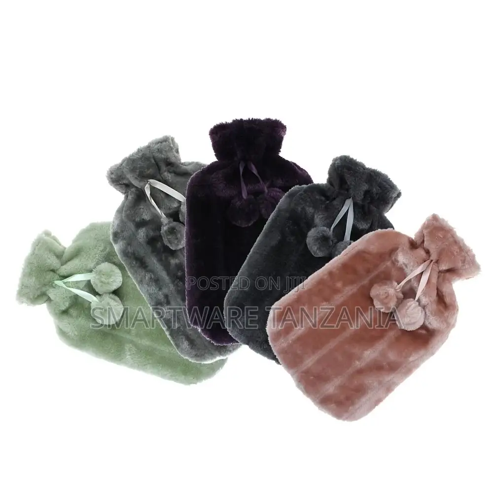 Faux Fur Hot Water Bottle Covers in 4 Rich Color Options