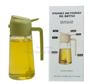 Sprayable Pourable Glass Olive Oil Bottle Dispenser Set
