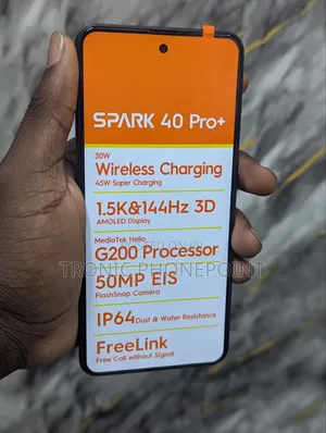 New Tecno Spark 40 Pro+ 256 GB