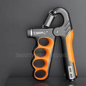 Orange Adjustable Hand Grip 5-100kg Strength Trainer