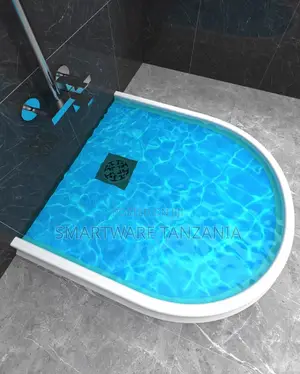 3 Meters D-shape Curved Shower Water Containment Dam Strip White